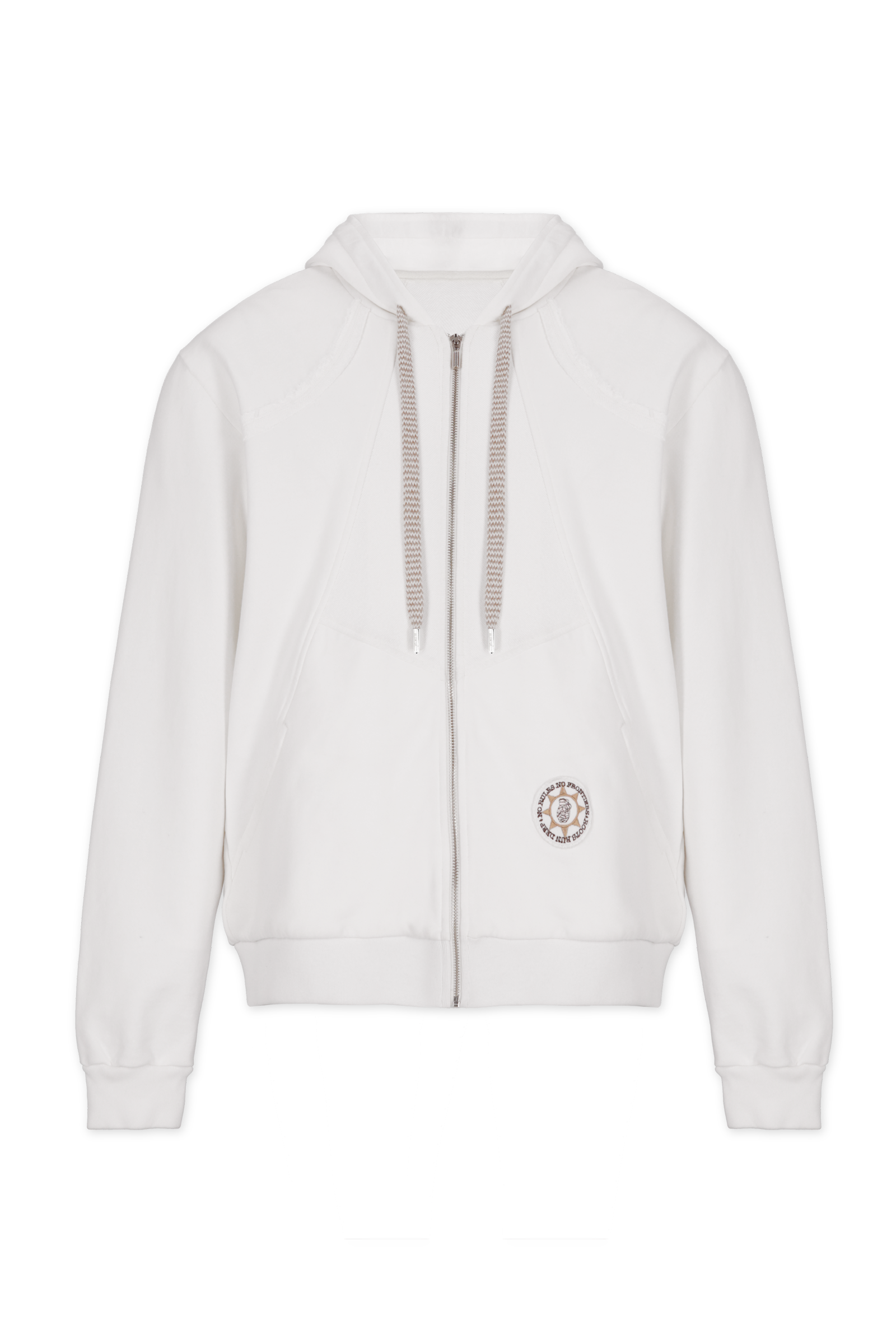 BADGE IVORY HOODIE