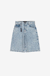 Bermuda Azul Claro con piedras