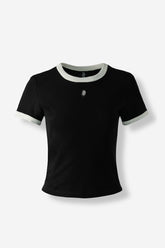 C8M-1100 - SHORT SLEEVE BLACK TOP