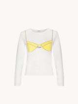 CELEIT BIKINI LONG SLEEVE YELLOW