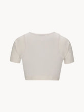 CELEIT CROP TEE WHITE
