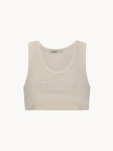 CELĒIT EMBOSSING CROP TOP IVORY