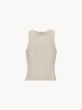 CELEIT EMBOSSING TANK TOP IVORY