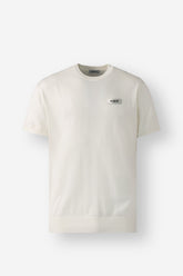 CT1-1010 - IVORY KNITTED T-SHIRT