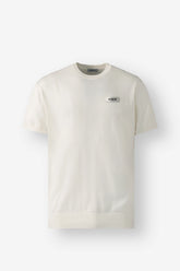 CT1-1010 - IVORY KNITTED T-SHIRT