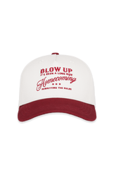 LONG RIDE IVORY RED CAP