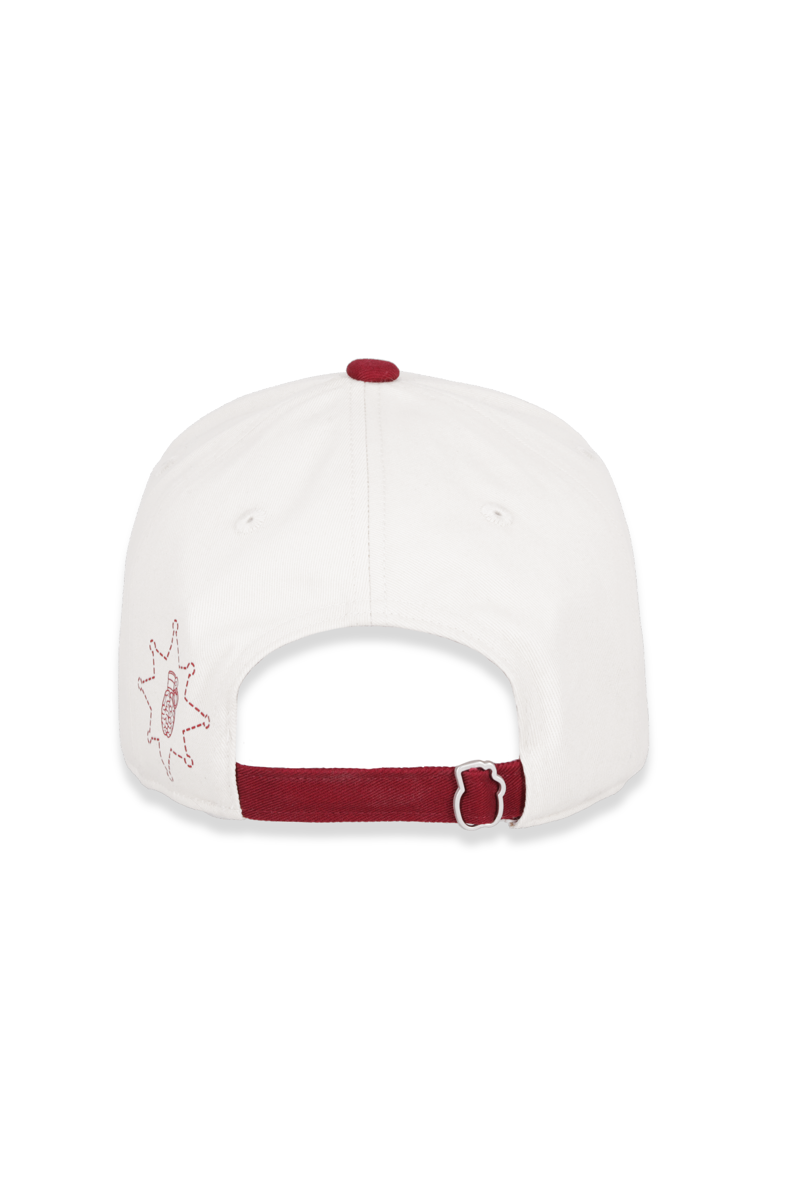 LONG RIDE IVORY RED CAP
