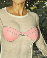CELEIT BIKINI LONG SLEEVE PINK