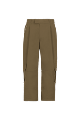WESTERN OLIVE WIDE CARGO PANTS