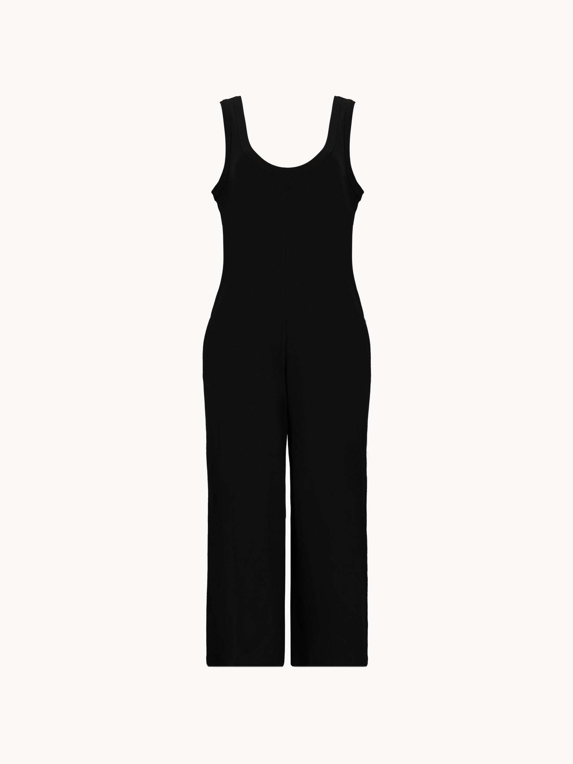 CELĒIT RIB JUMPSUIT BLACK
