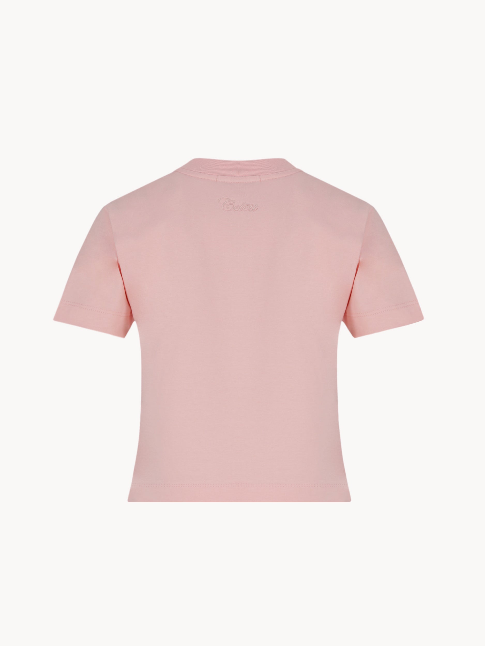 CELĒIT LOGO TEXTURED TEE PINK