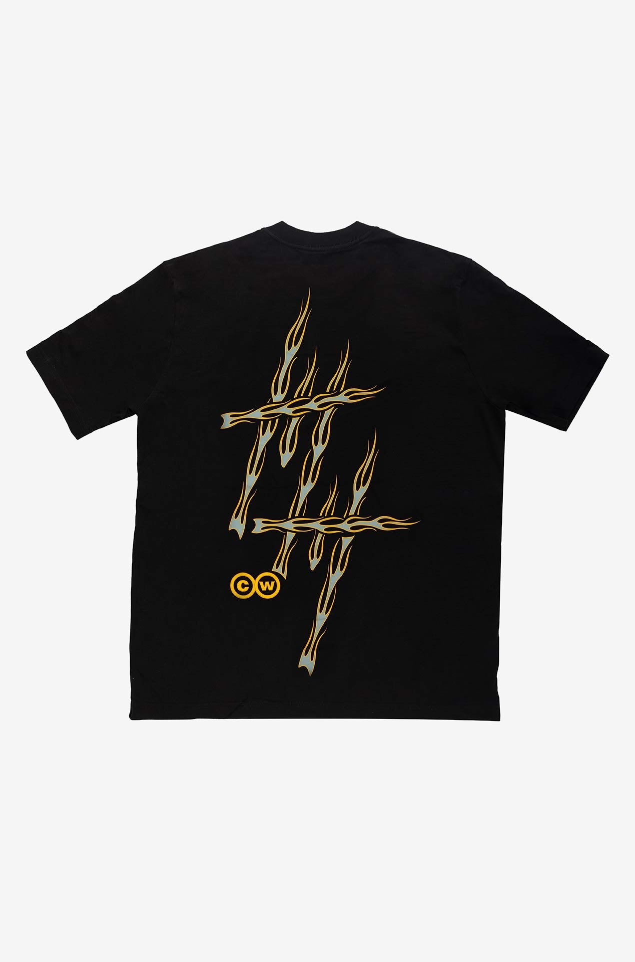 CAMISETA COLORS FLAME NEGRA