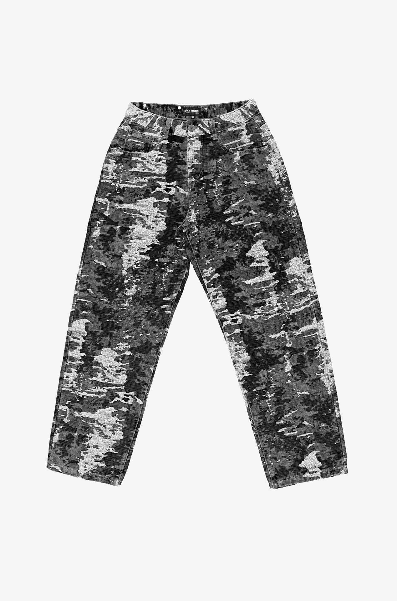 BAGGY JACQUARD CAMO NEGR