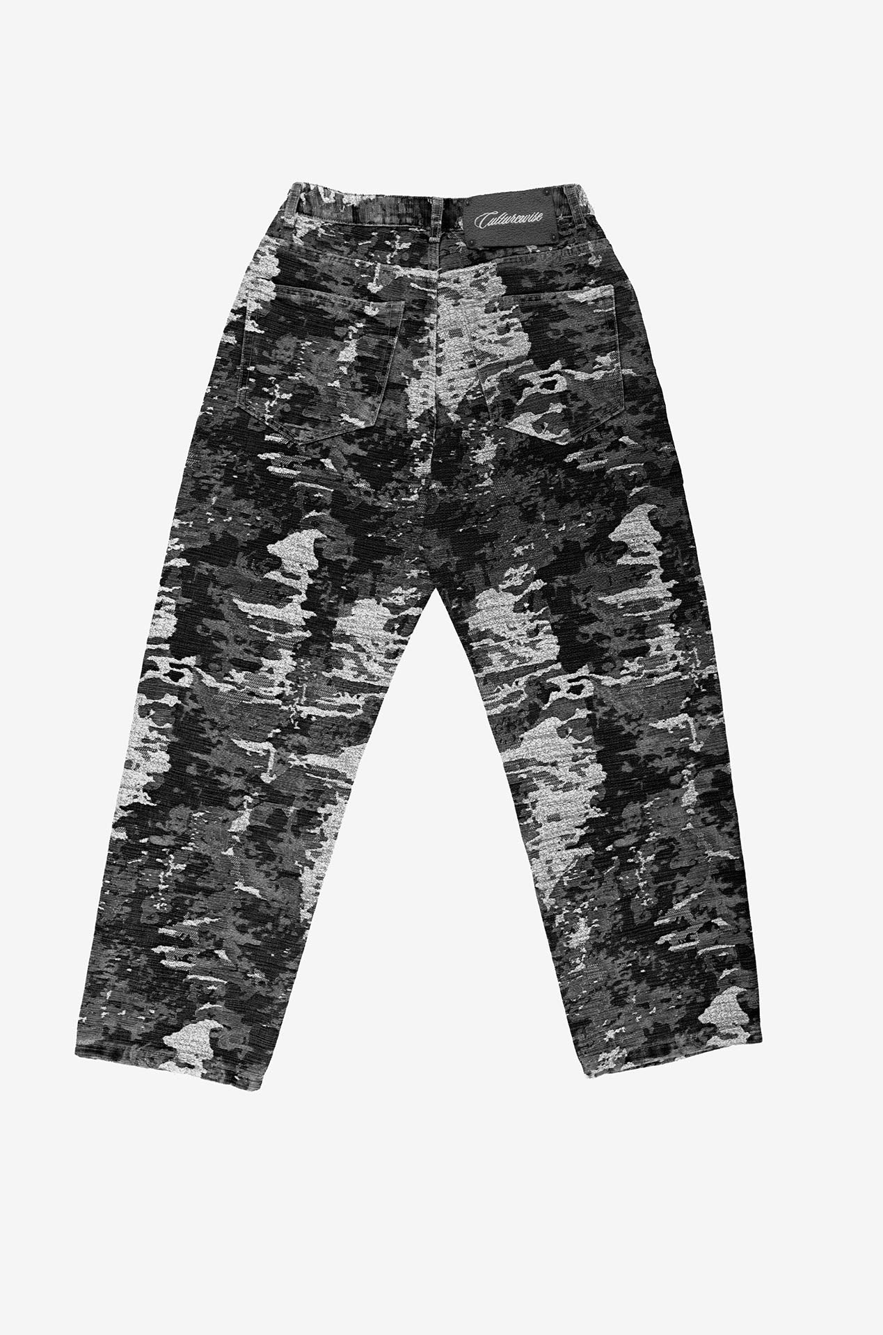 BAGGY JACQUARD CAMO NEGR