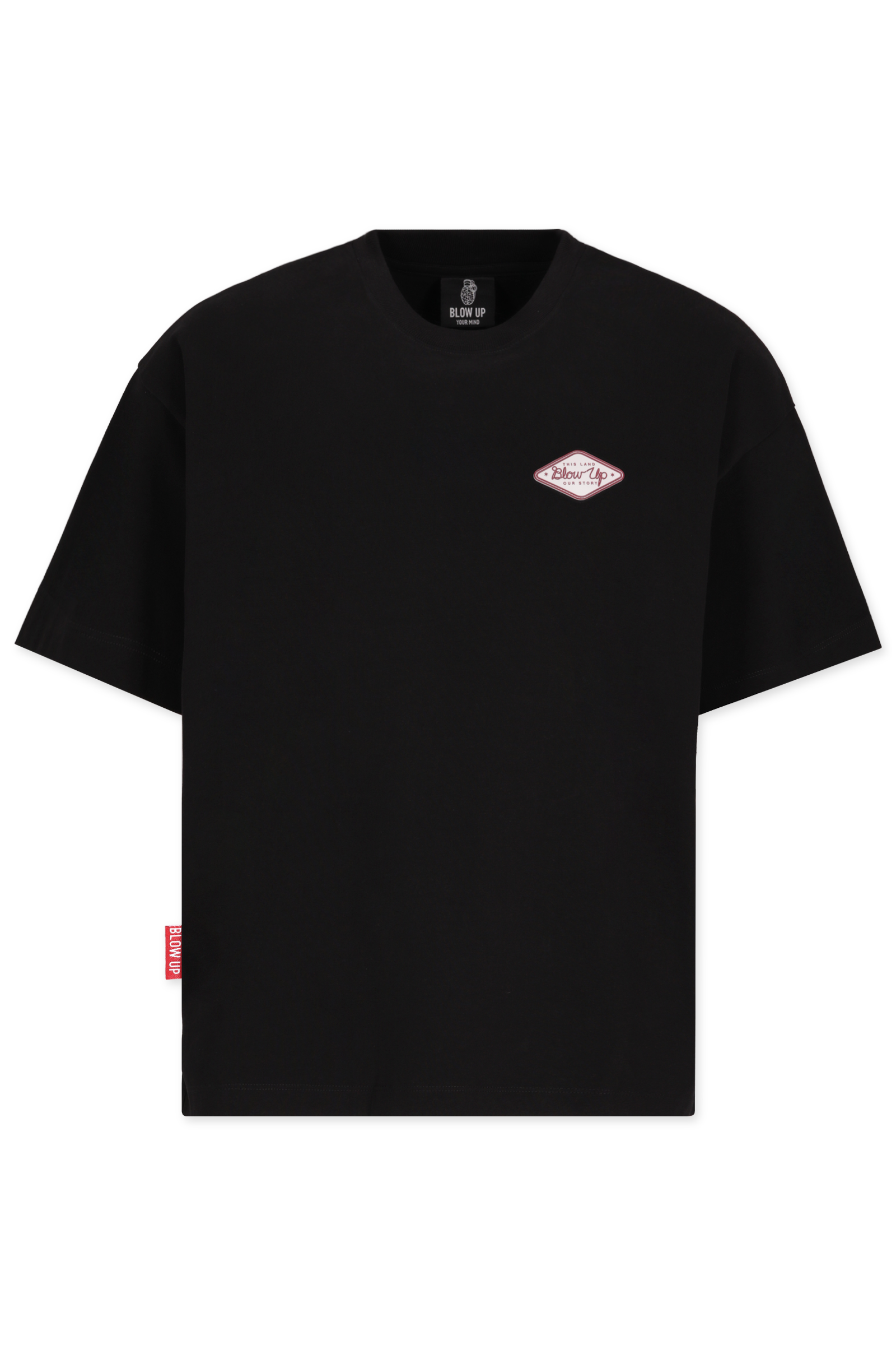 HOWDY REGULAR FIT BLACK T-SHIRT