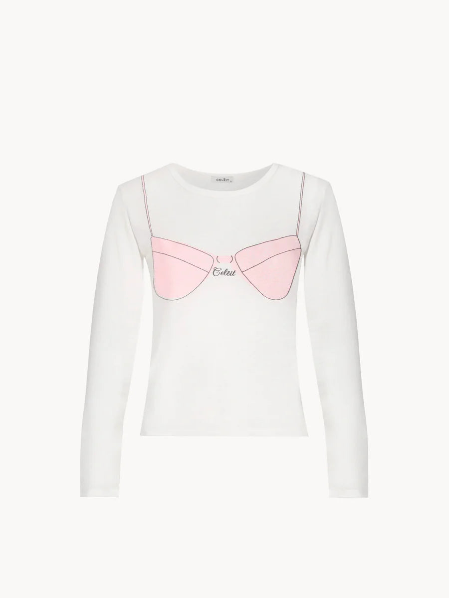 CBIKINILONGPINK - CELEIT BIKINI LONG SLEEVE PINK