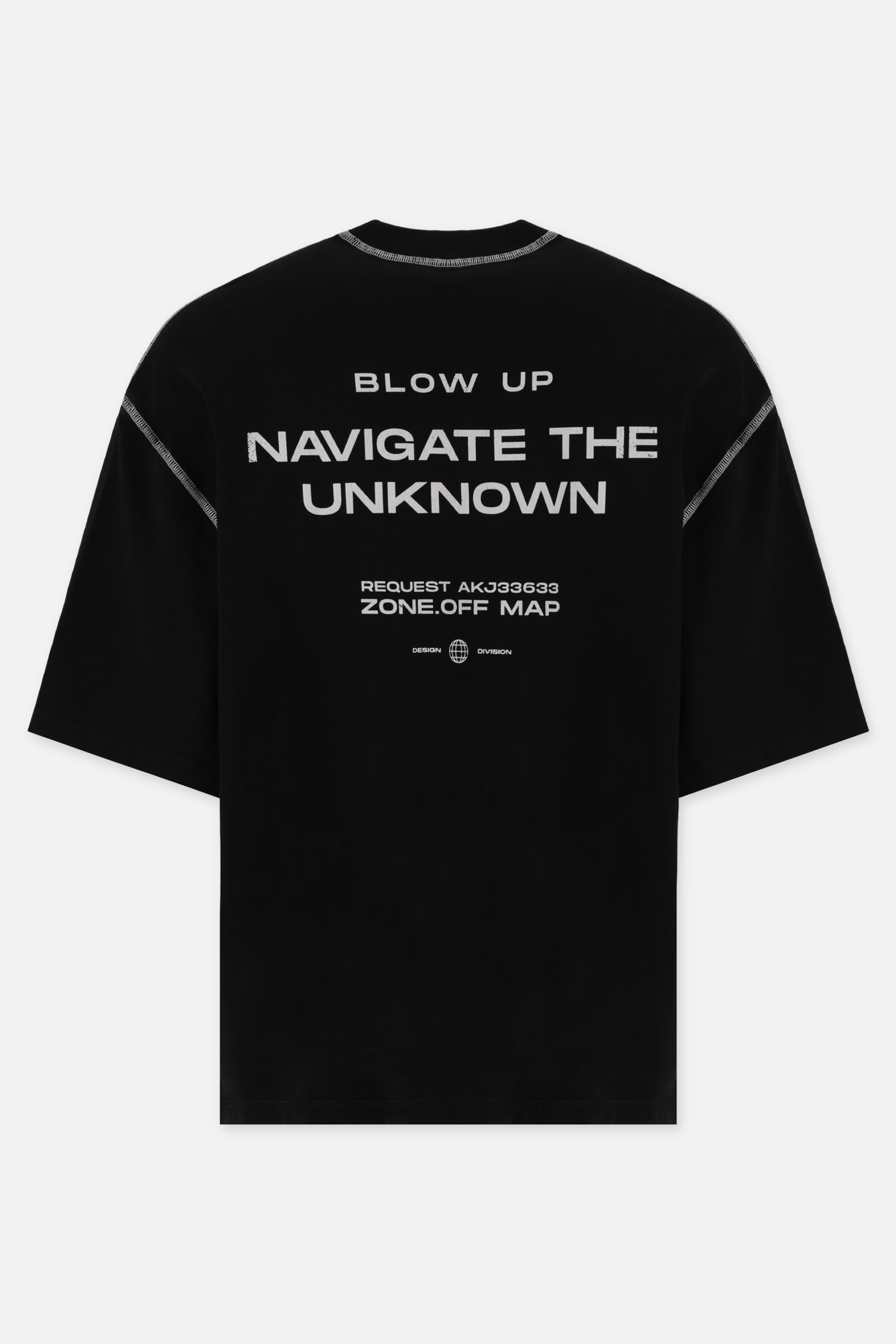 CR32-1100 - UNCHARTED BLACK REGULAR T-SHIRT