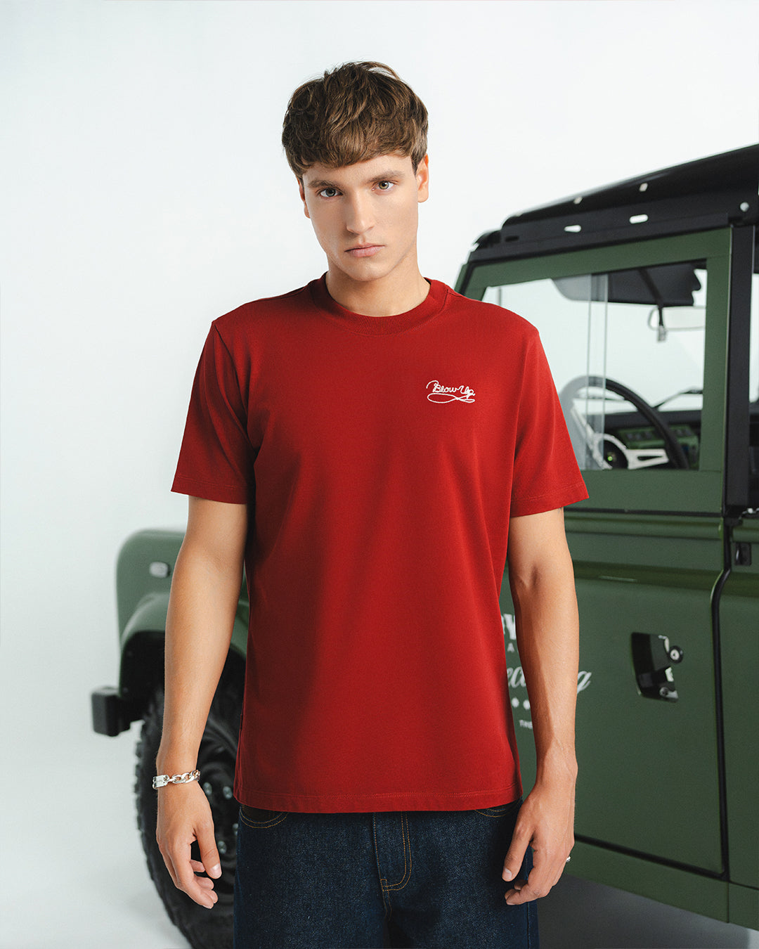 CR26-3003 - LASSO REGULAR FIT RED WINE T-SHIRT