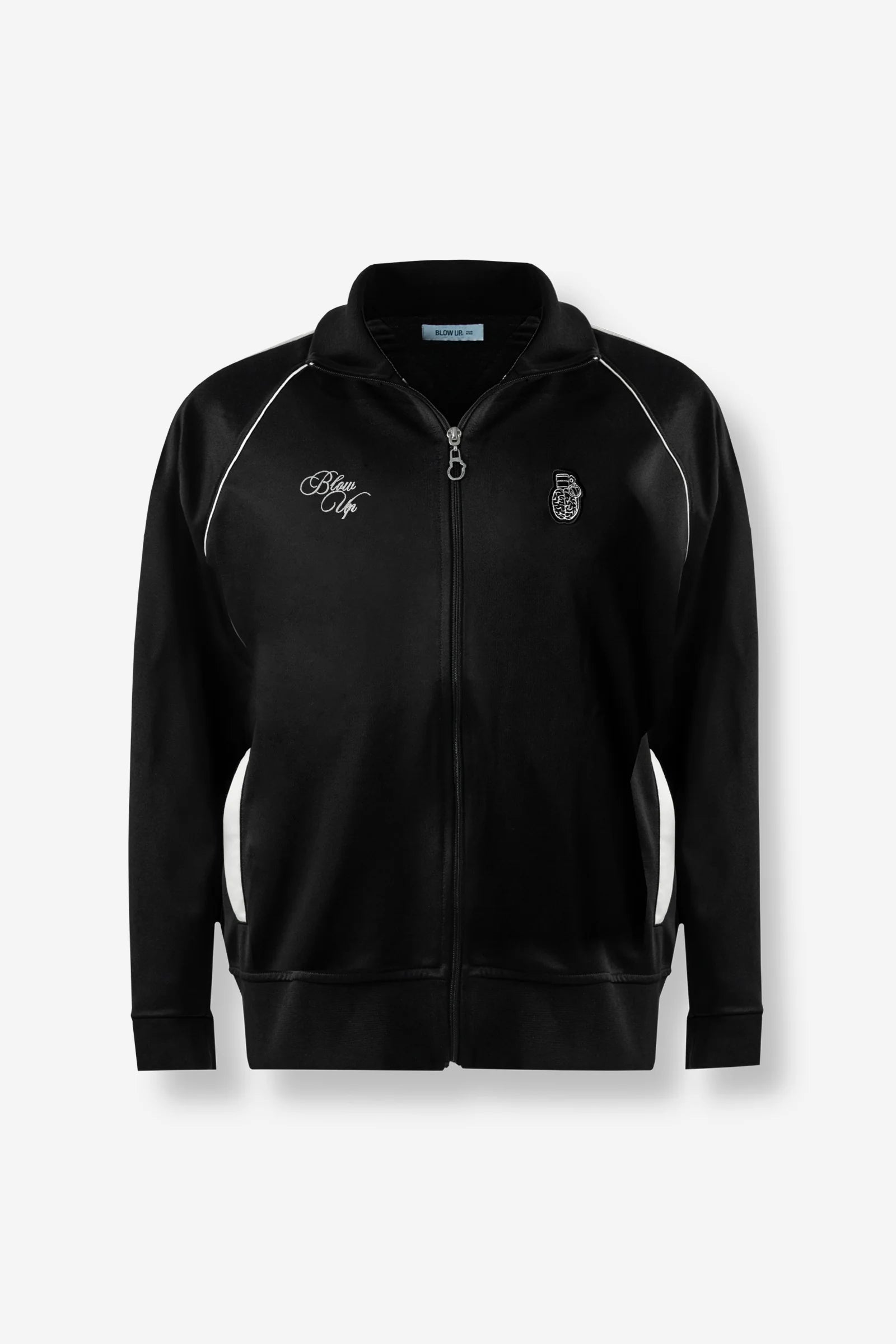 B43-1100 - BLACK TRACKSUIT JACKET