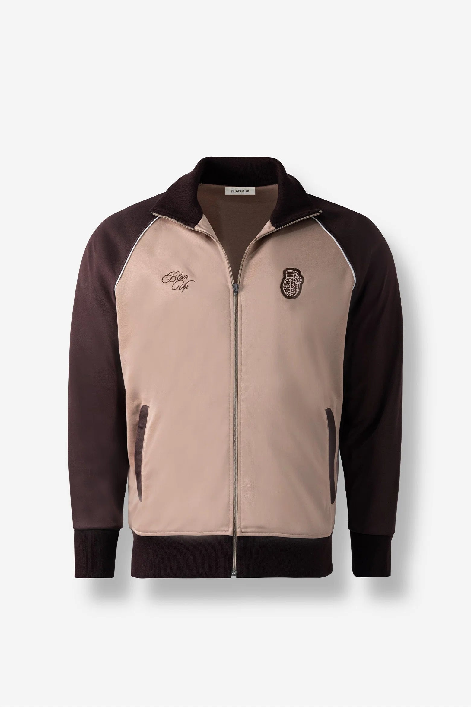 B43-9010 - BROWN TRACKSUIT JACKET