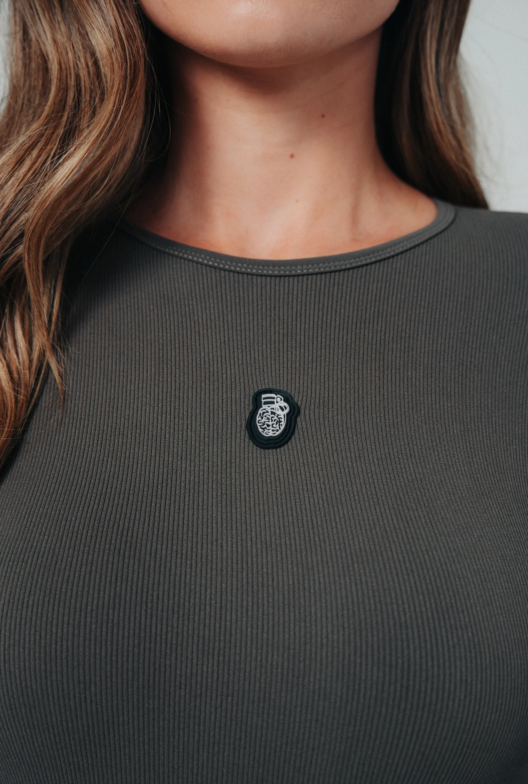 BD6-9013 - LONGSLEEVE GREY BODYSUIT