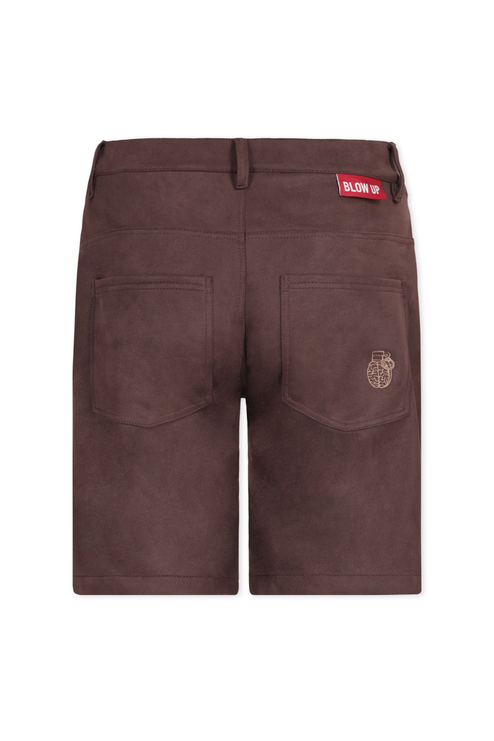 DESERT BROWN KNEE SHORTS