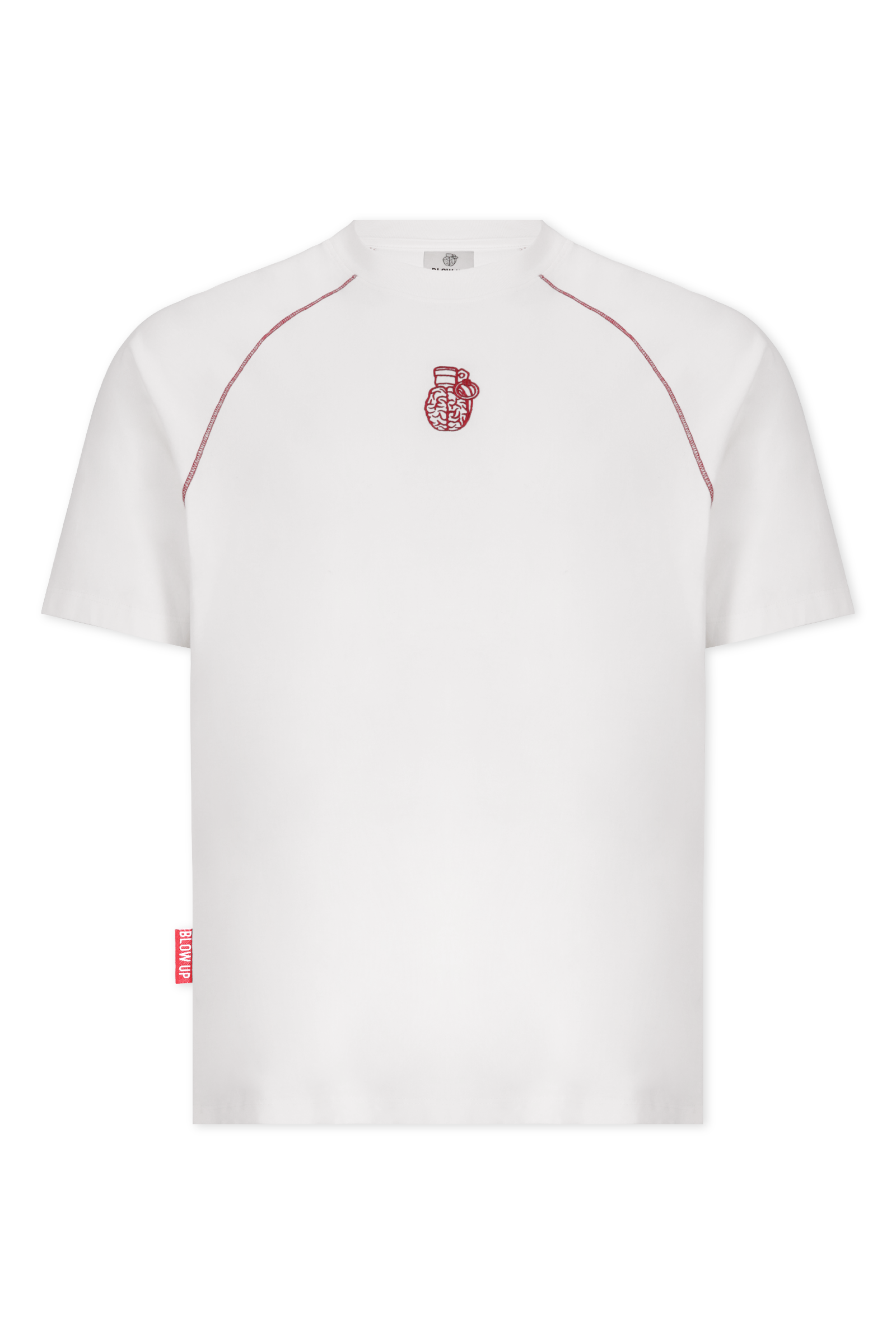 RED GRANADE SLIM FIT IVORY T-SHIRT