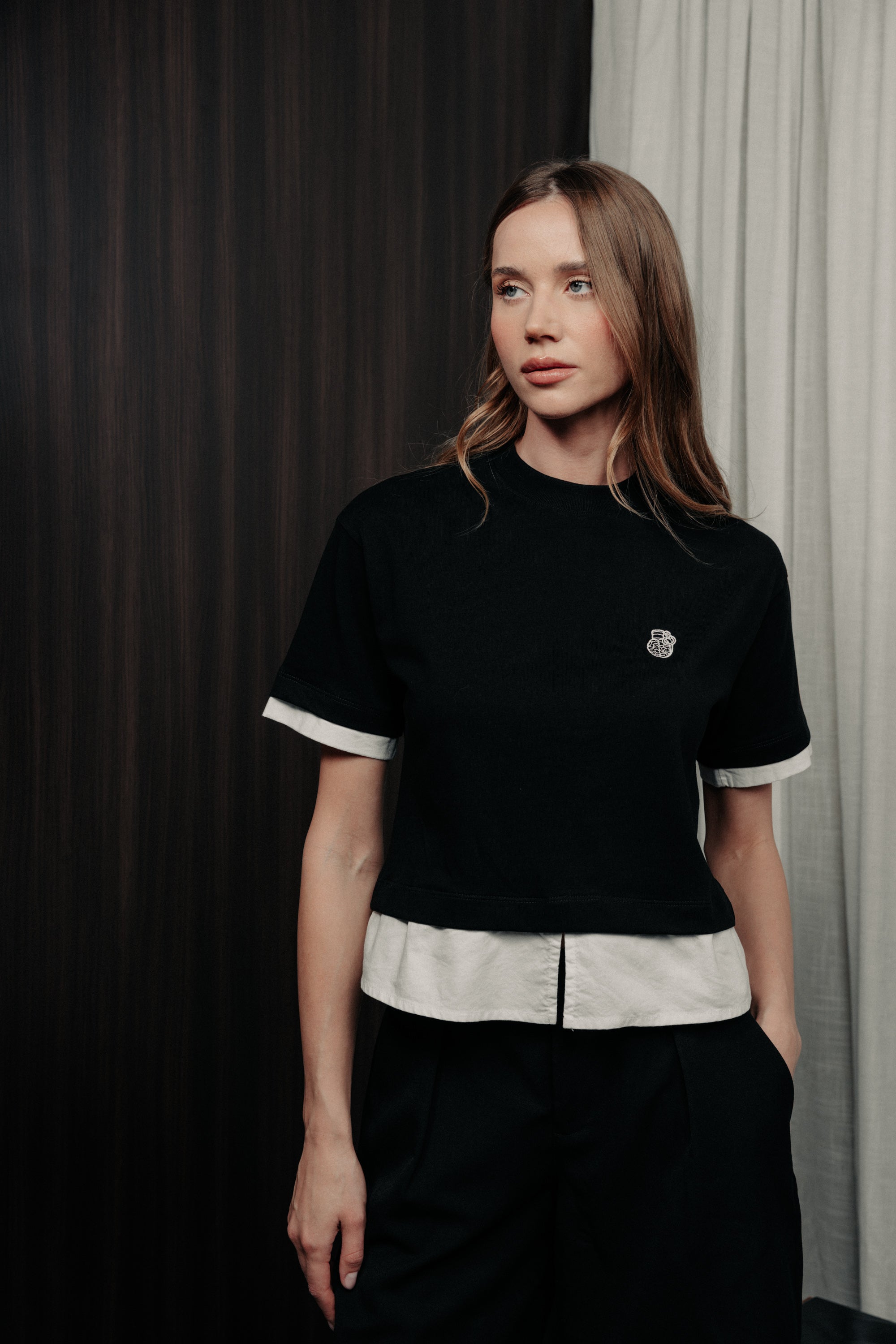 C6M-1100 - SHORT SLEEVE DOUBLE T-SHIRT