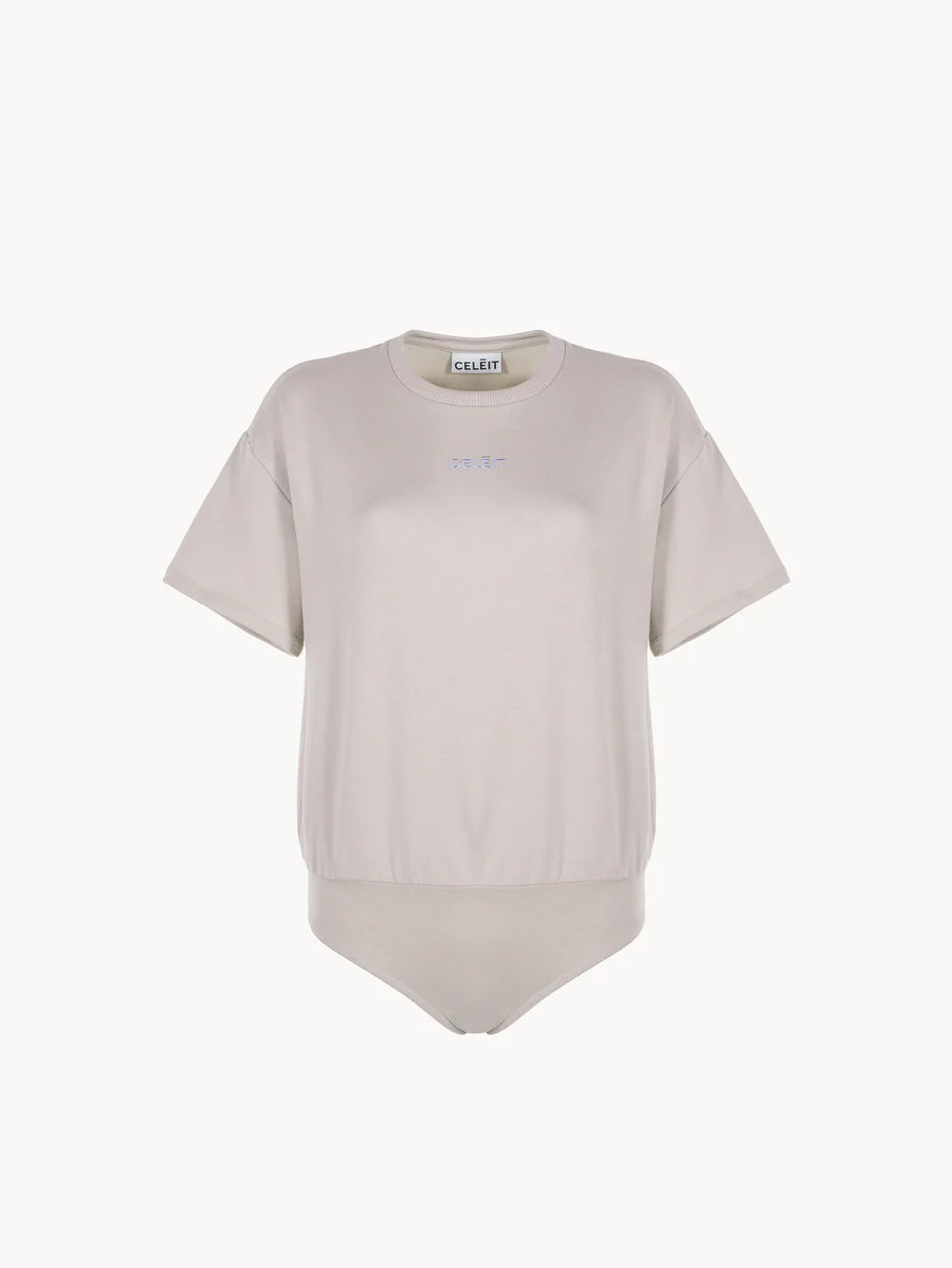 CSTAYINTEEBEIGE - CELEIT STAY-IN TEE BEIGE