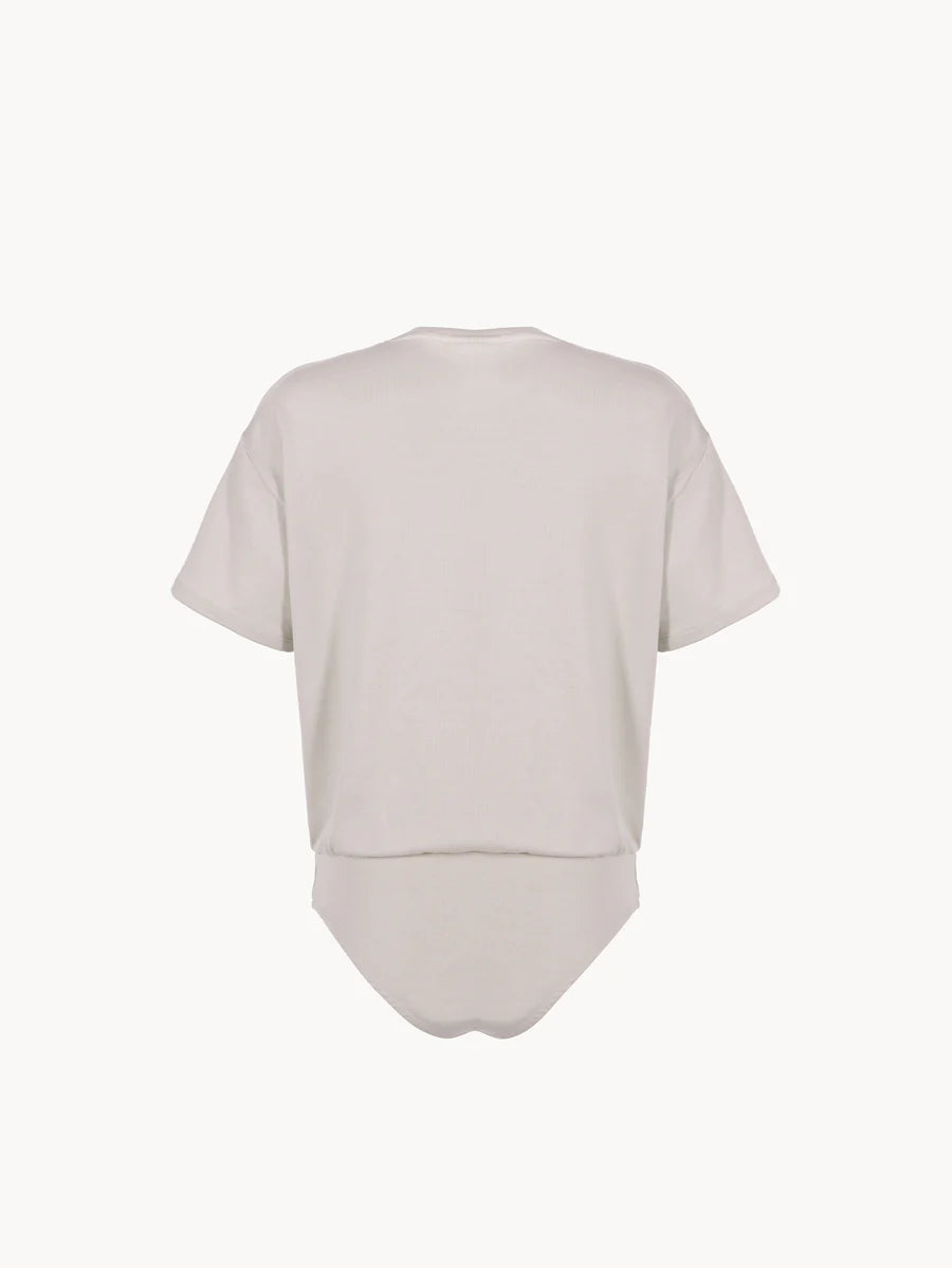 CSTAYINTEEBEIGE - CELEIT STAY-IN TEE BEIGE