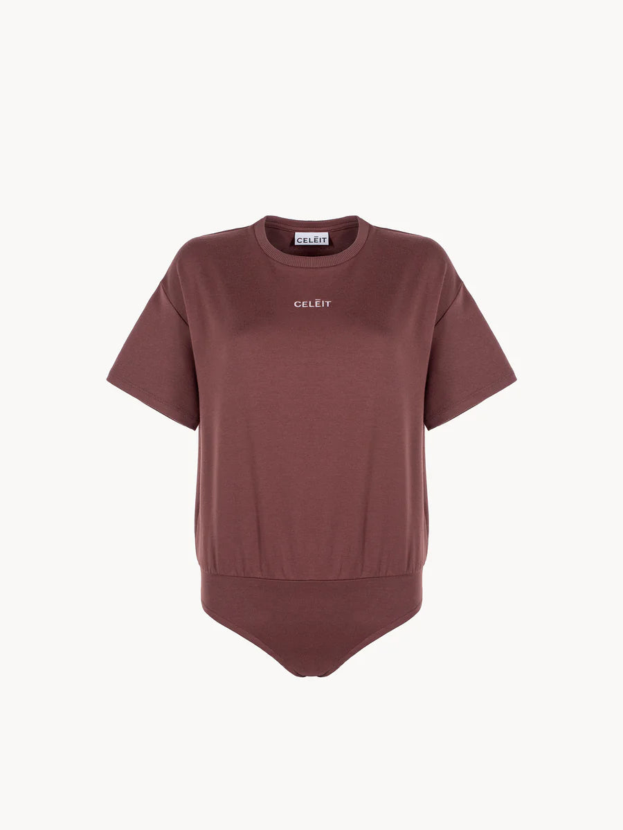 CSTAYINTEEBROWN - CELEIT STAY-IN TEE BROWN
