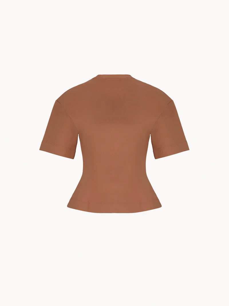 CGIRLYOVERSIZEDTEEBROWN - CELEIT GIRLY OVERSIZED TEE BROWN
