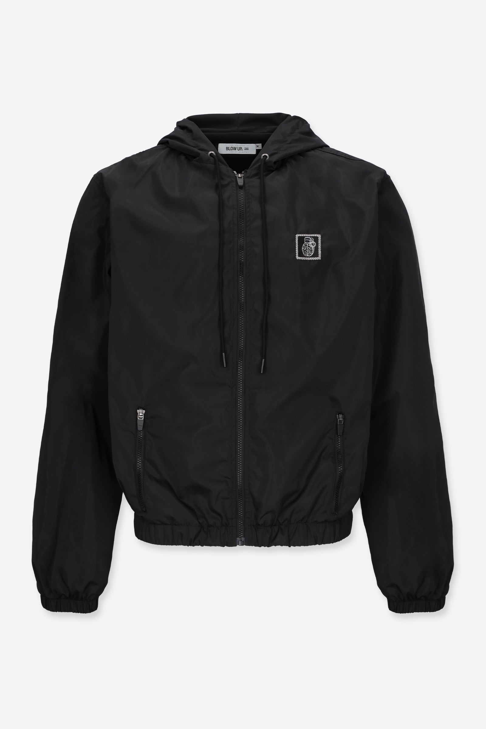 CH11-1100 - BLACK WINDBREAKER JACKET
