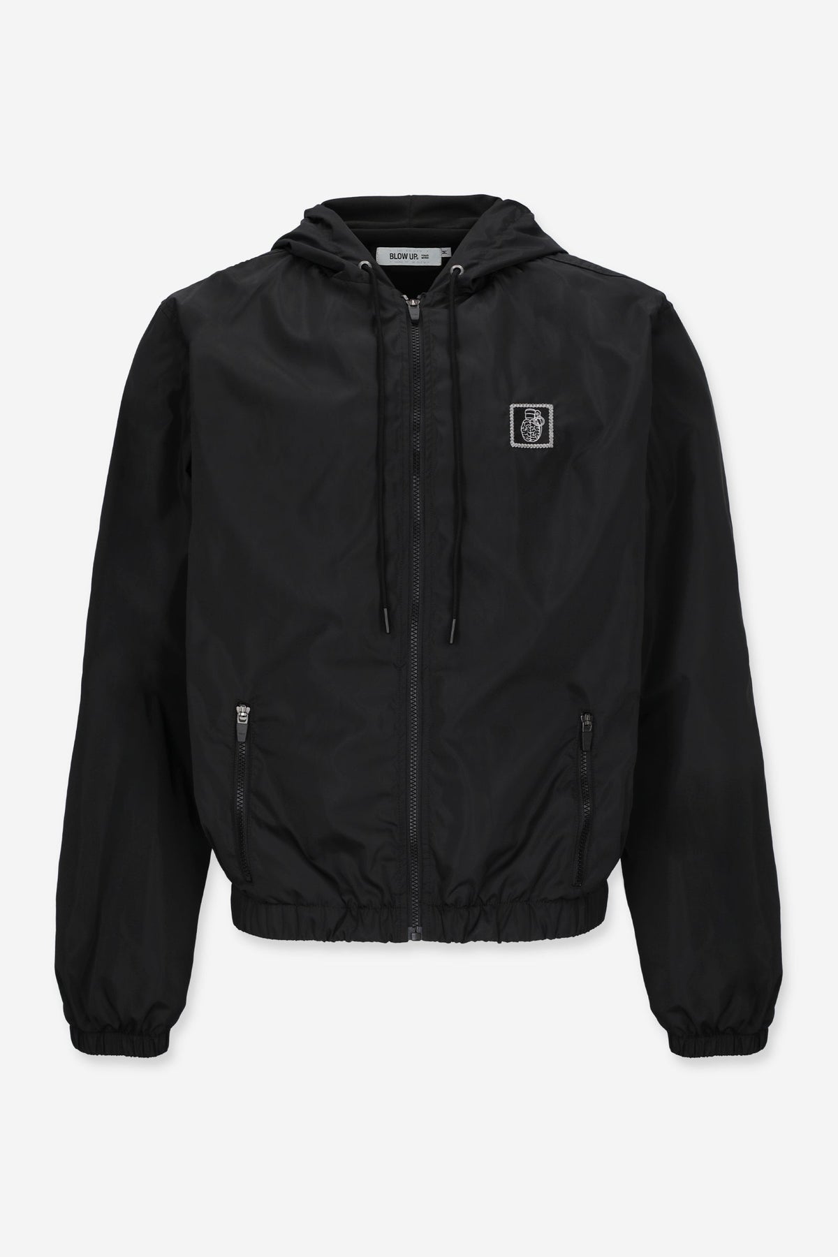 CH11-1100 - BLACK WINDBREAKER JACKET
