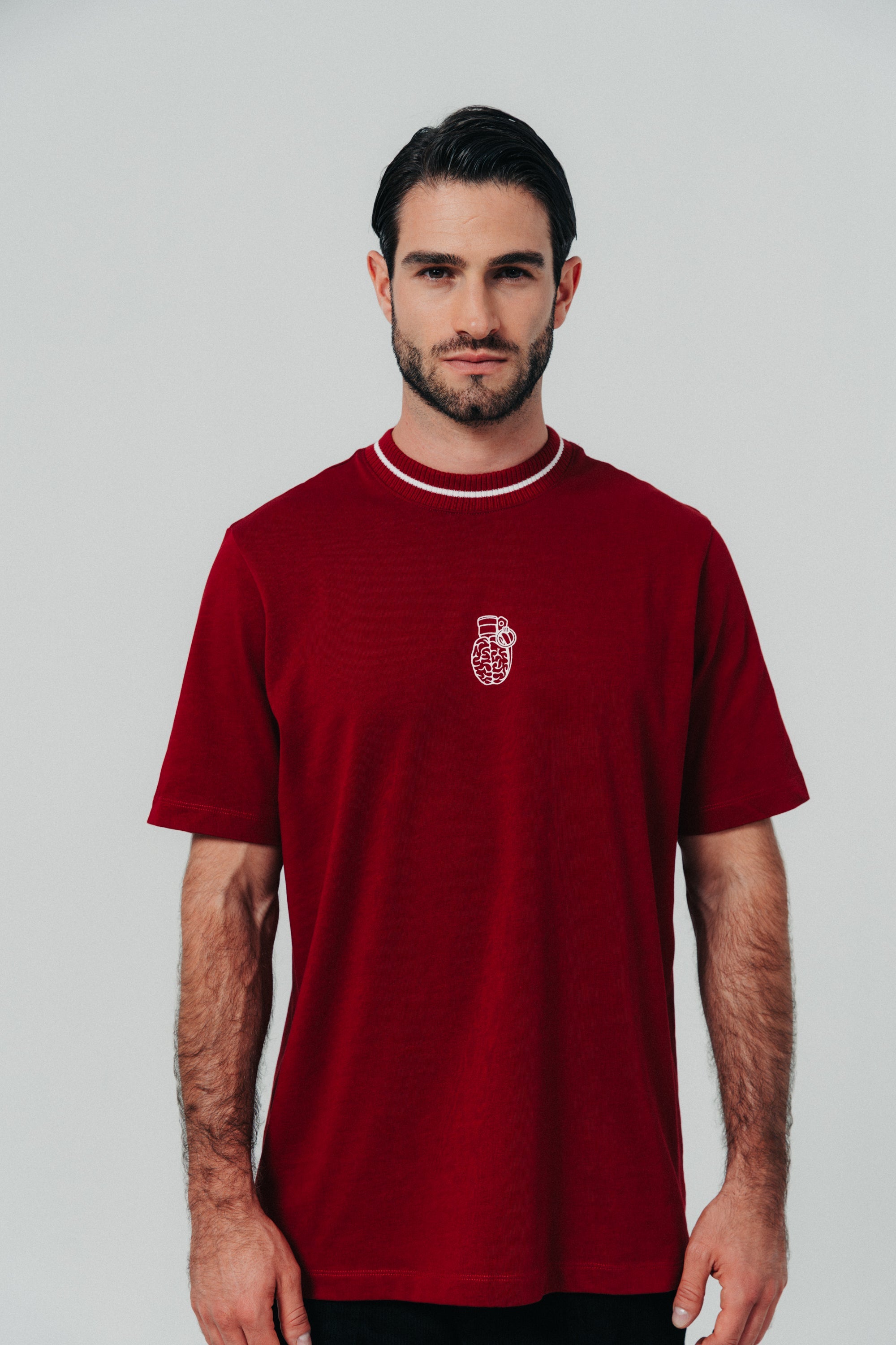 CLF12-3003 - RED CLASSIC FIT T-SHIRT