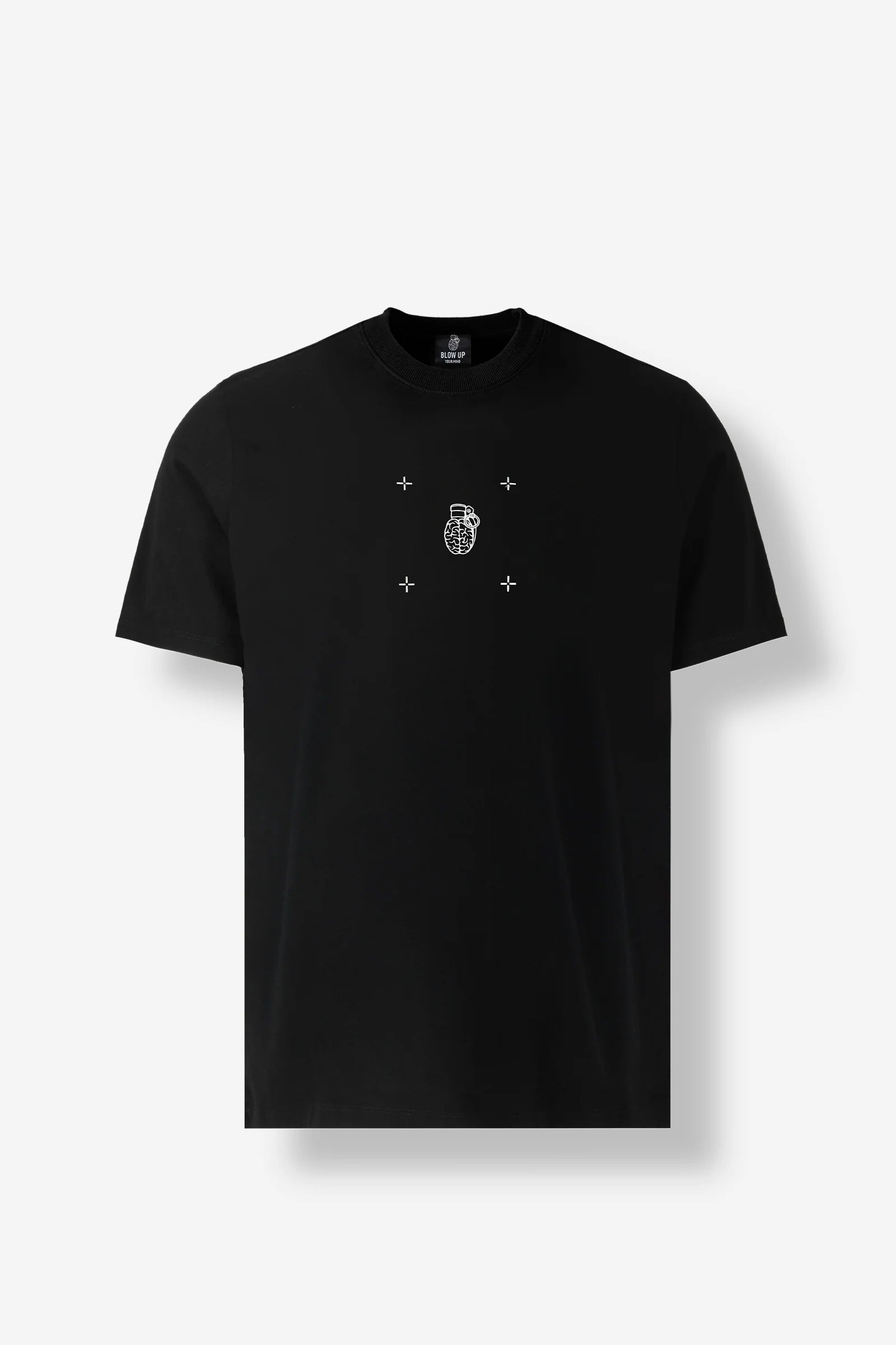 CLF6-1100 - BLACK CLASIC FIT T-SHIRT