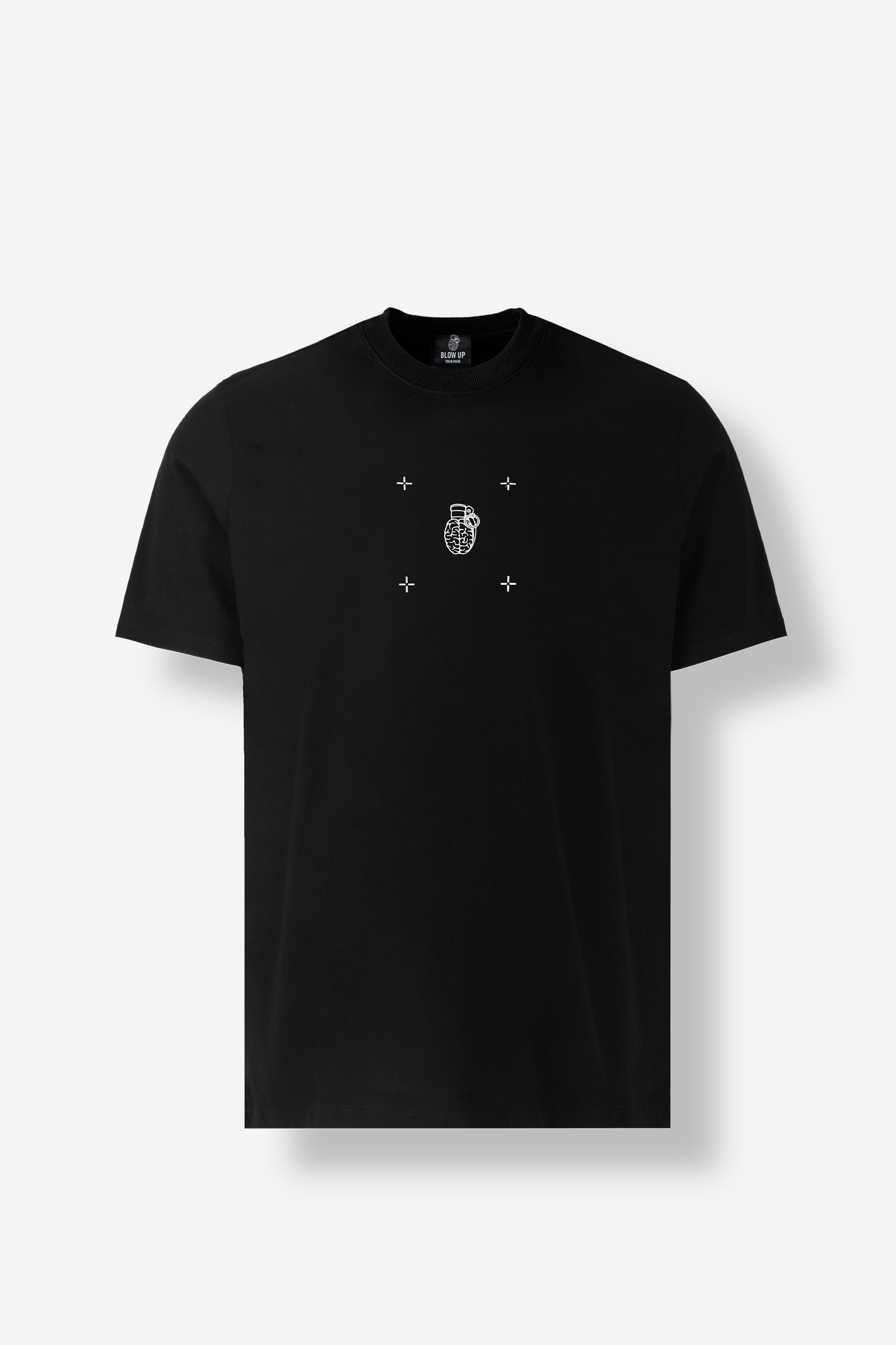 CLF6-1100 - BLACK CLASIC FIT T-SHIRT