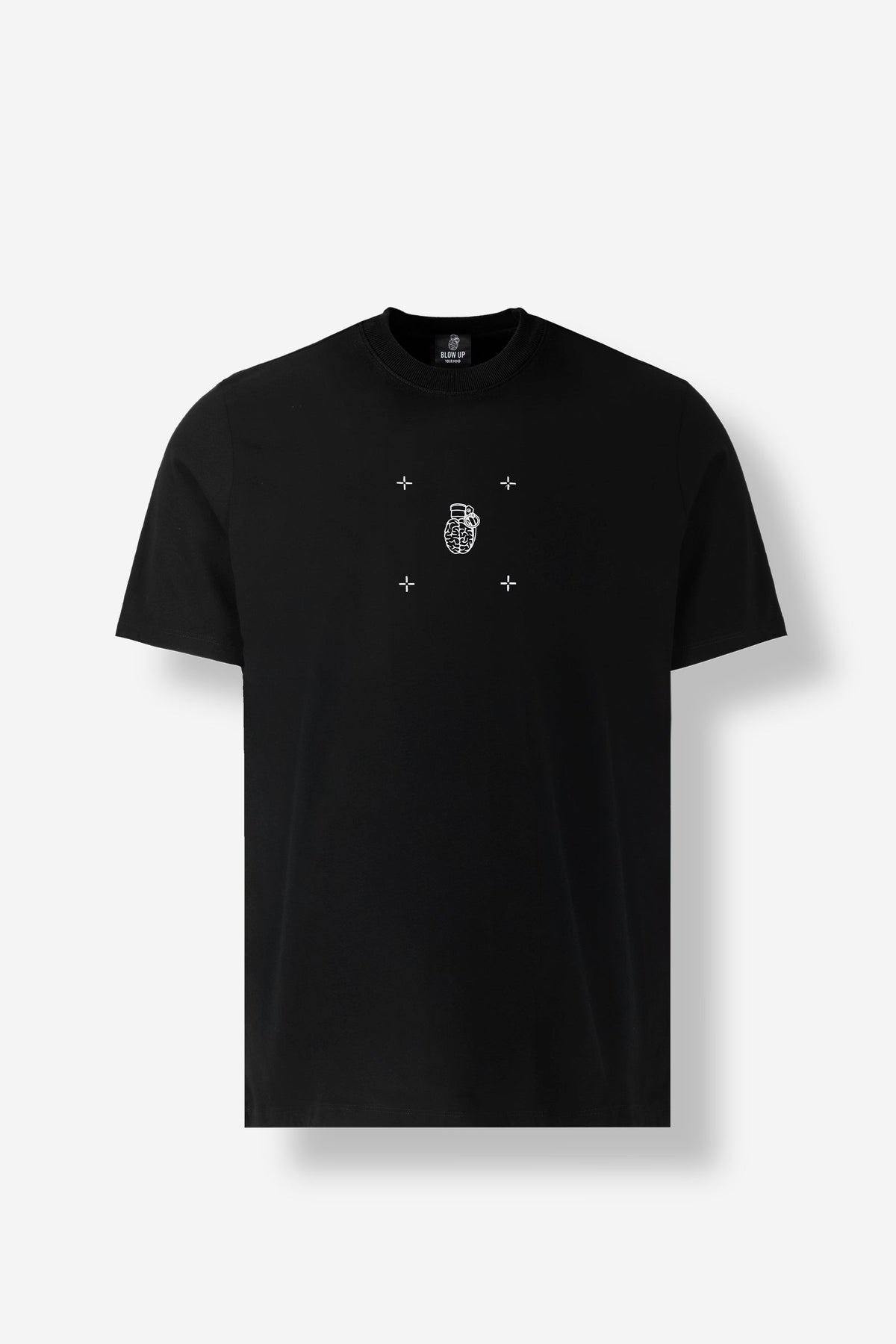 CLF6-1100 - BLACK CLASIC FIT T-SHIRT