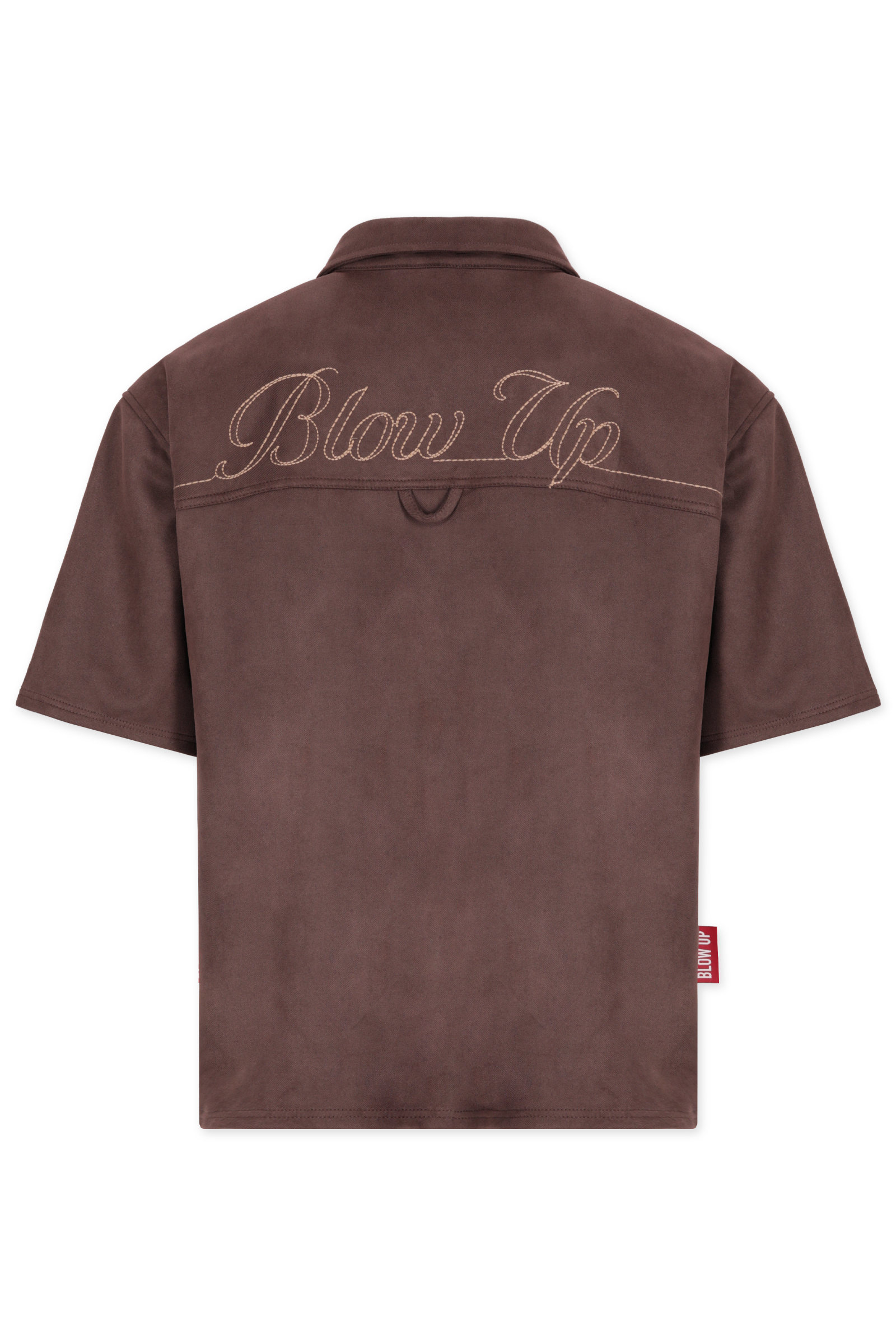 WESTERN BROWN OVERSIZED SHIRT
