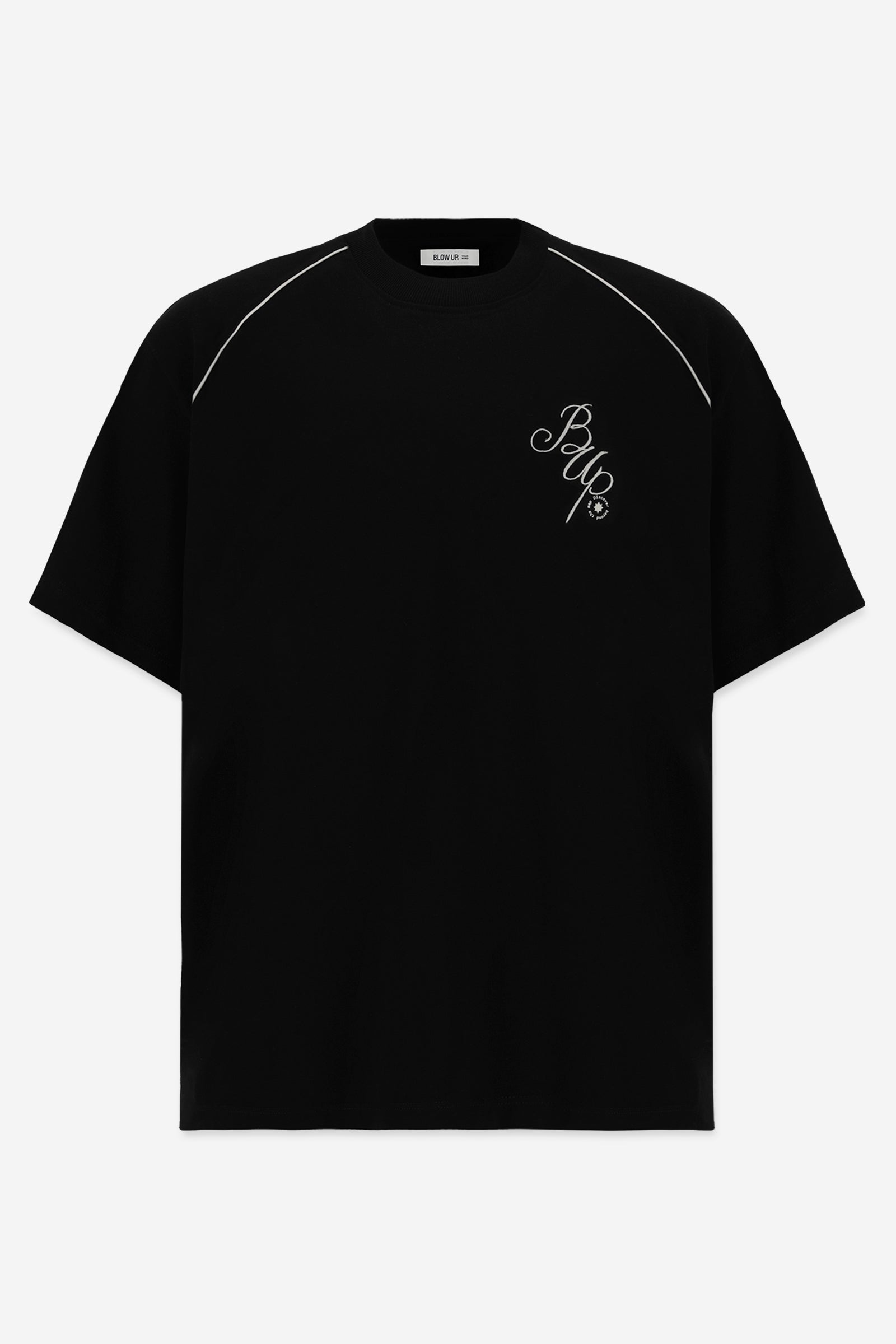 CR28-1100 - WAVE BLACK REGULAR T-SHIRT