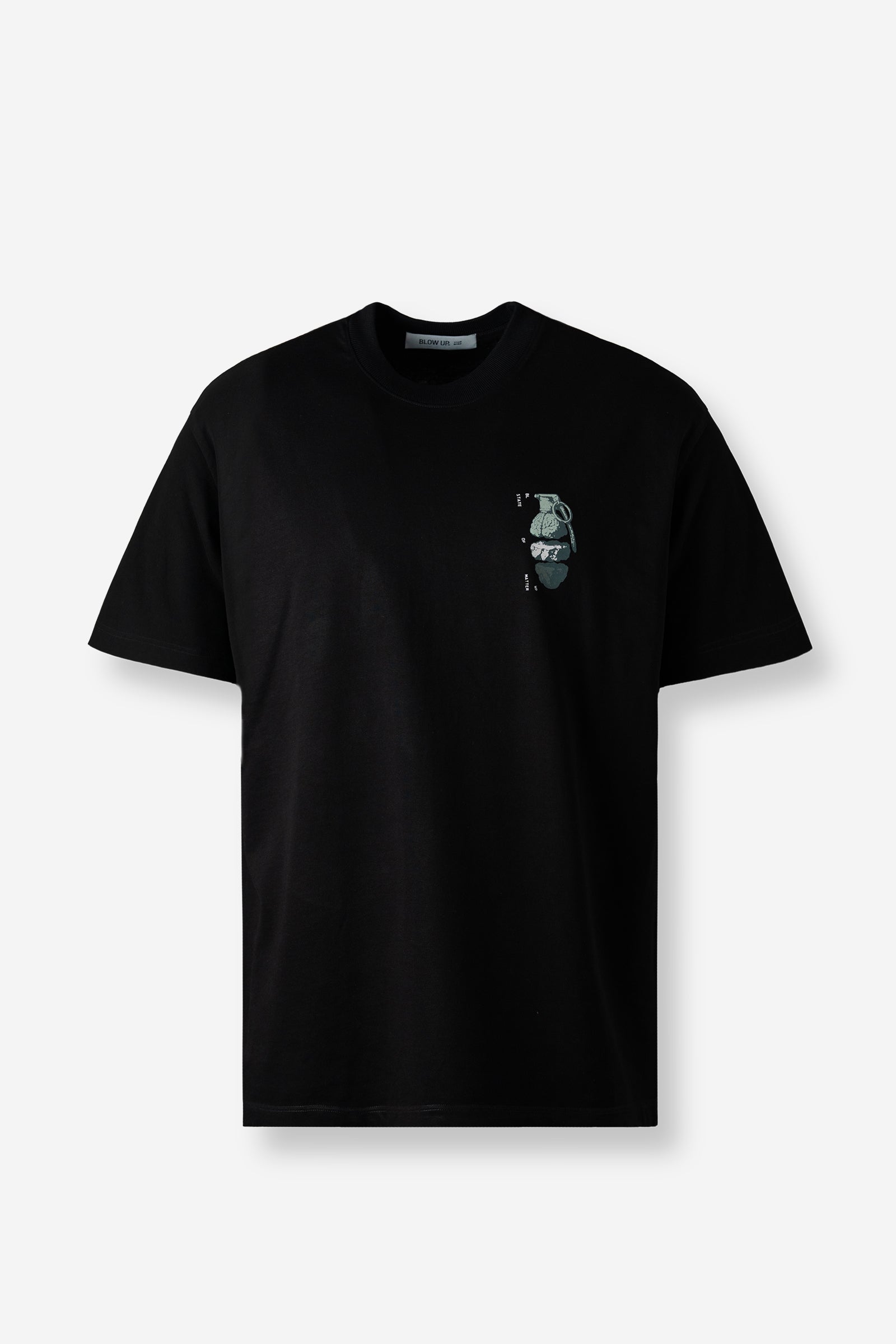 CR34-1100 - BLACK REGULAR FIT T-SHIRT