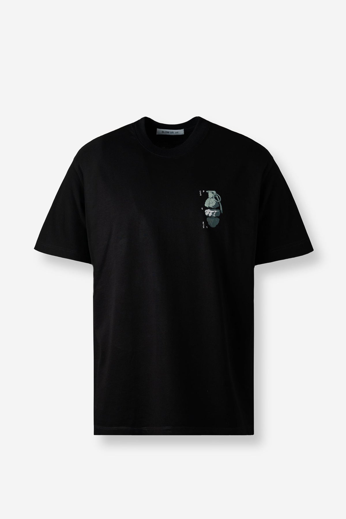 CR34-1100 - BLACK REGULAR FIT T-SHIRT