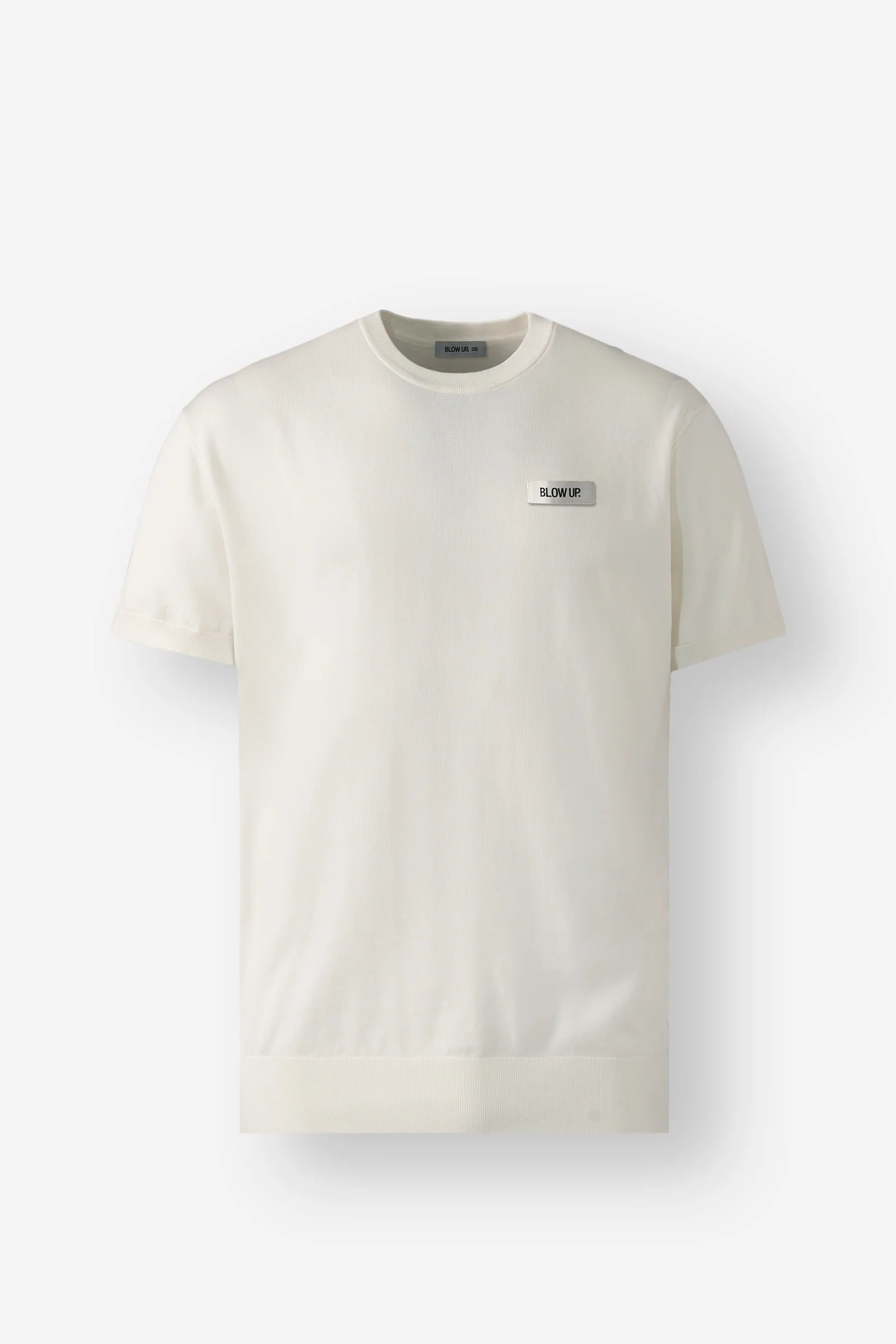 CT1-1010 - IVORY KNITTED T-SHIRT
