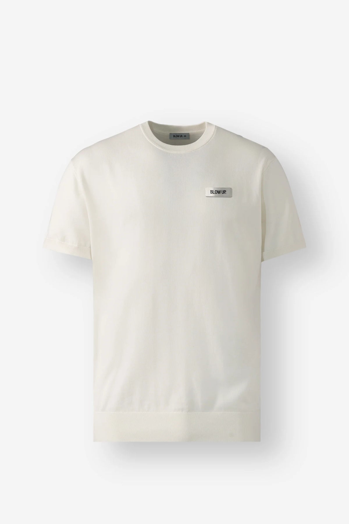 CT1-1010 - IVORY KNITTED T-SHIRT