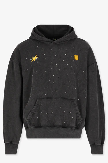 Hoodie gris acid wash