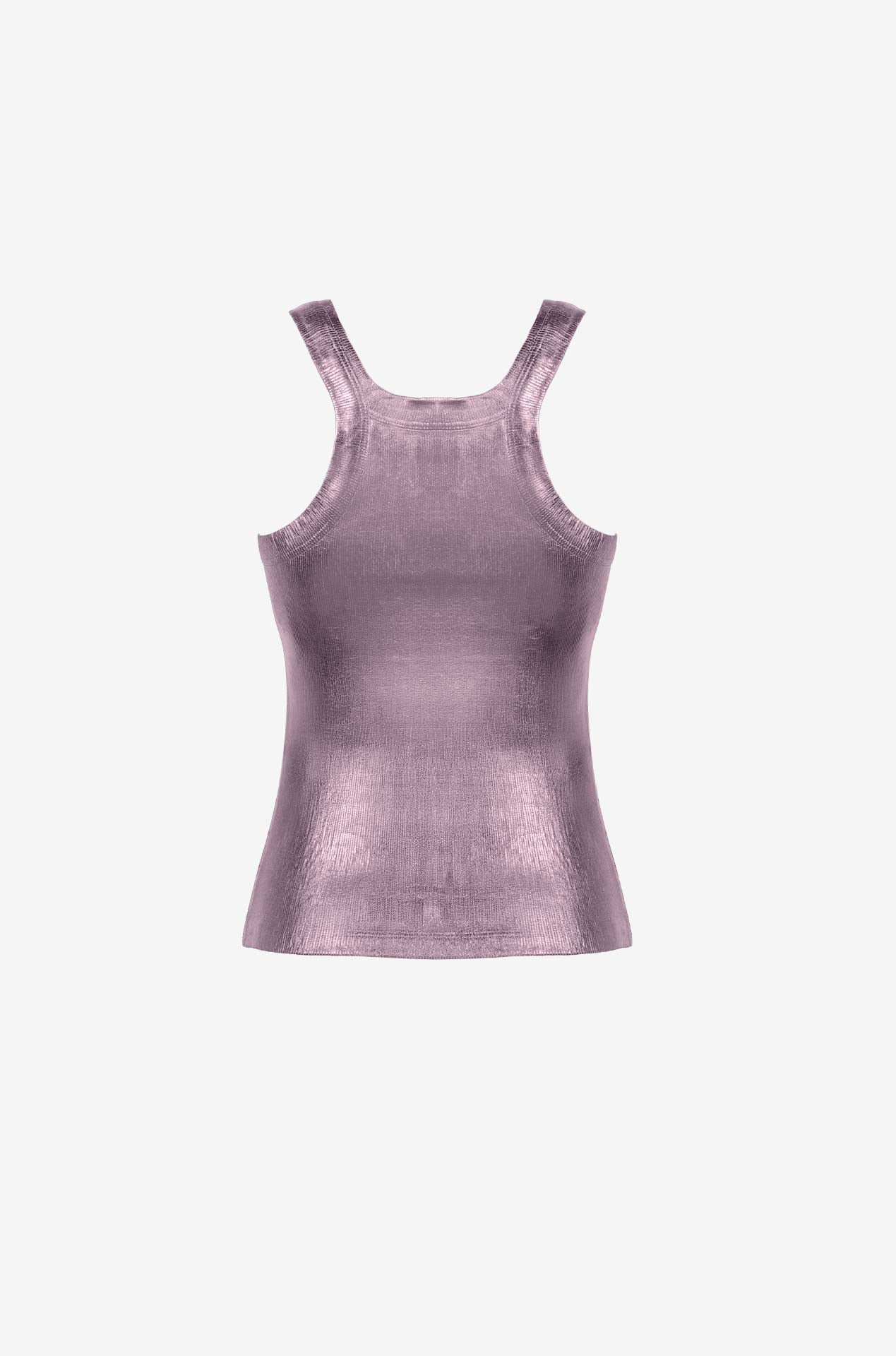 CWQ7-TANK - CHROME TANK TOP ROSADA