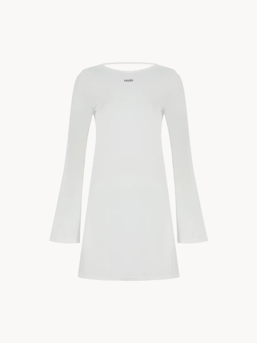 CLABELDRESSIVORY - CELEIT LABEL DRESS IVORY