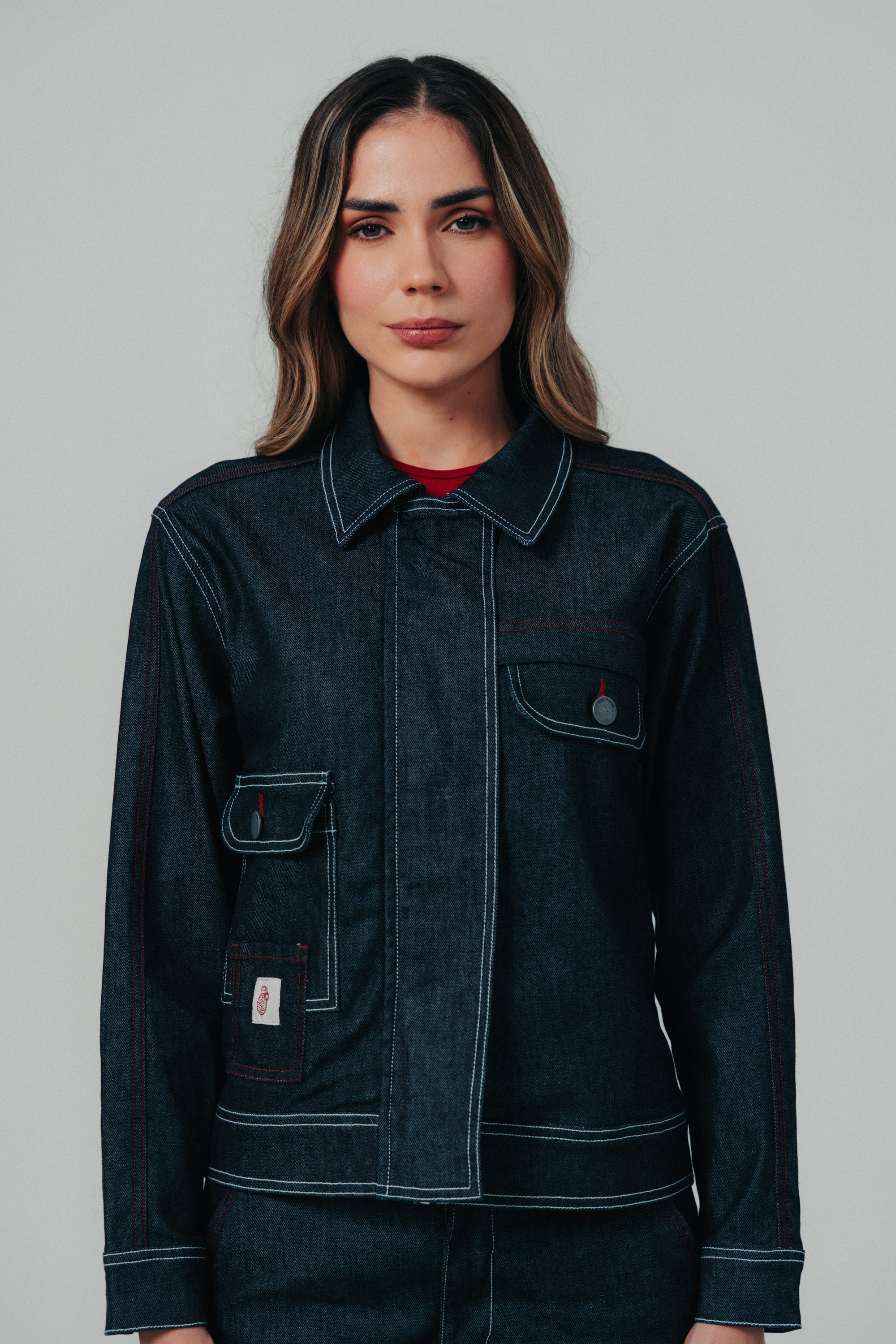 CHJ1M-6004 - WOMAN DENIM JACKET