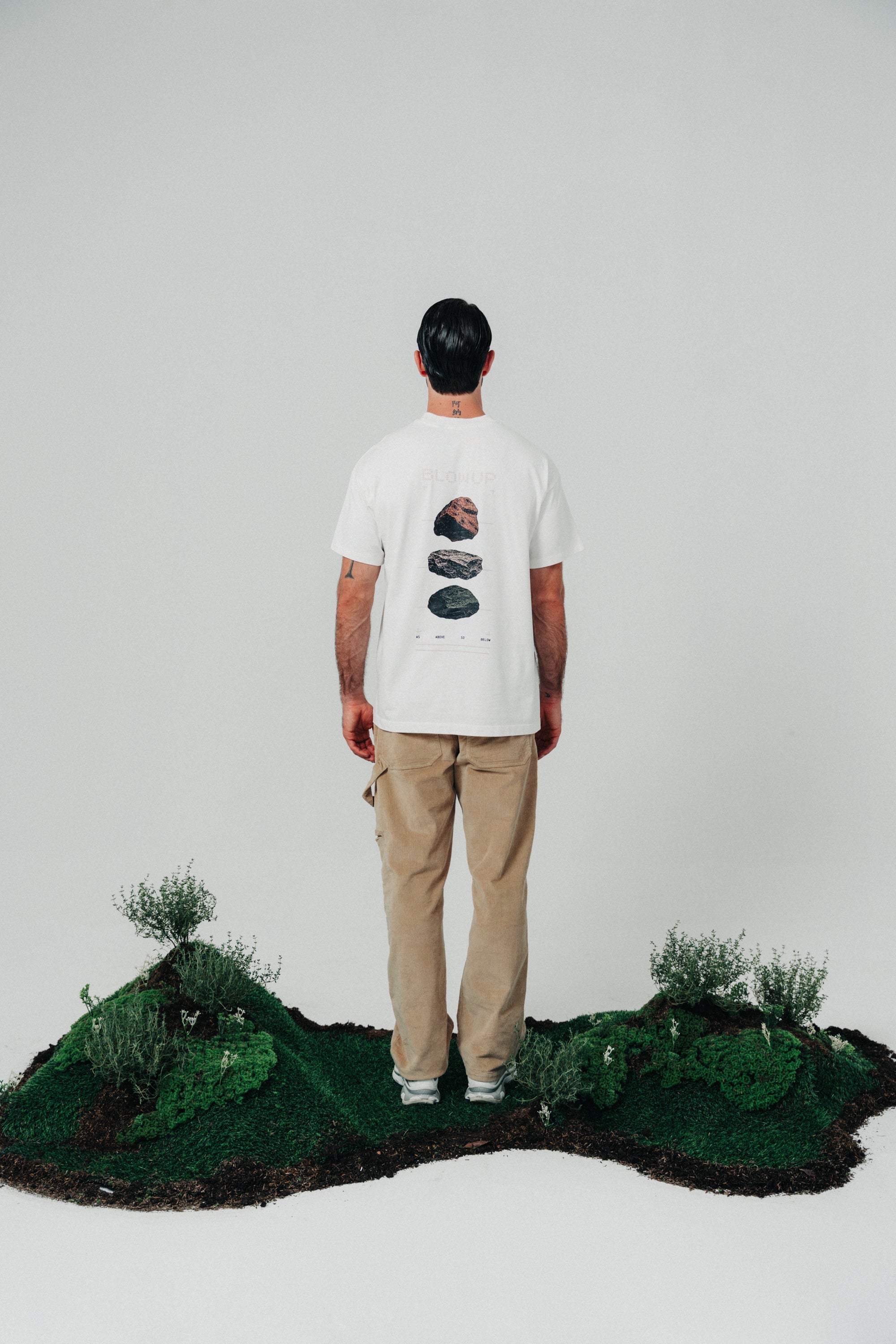 CR36-1010 - IVORY REGULAR FIT T-SHIRT