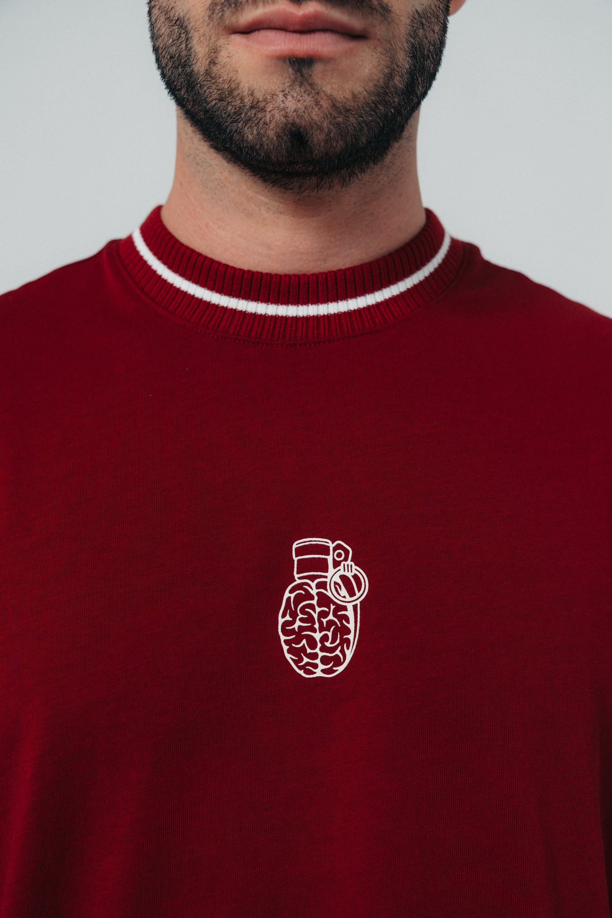 CLF12-3003 - RED CLASSIC FIT T-SHIRT